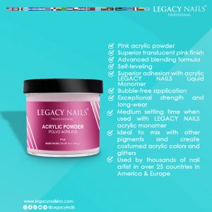 PINK ACRYLIC POWDER
