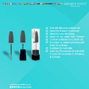 SILICONE POLISHER BIT FOR RUSSIAN MANICURE