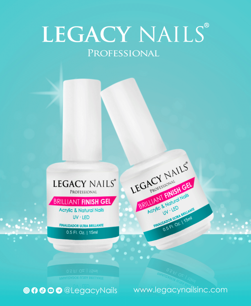 Innovación y Desarrollo de Productos por LEGACY NAILS 13 BRILLIANT.FINIS .G ARTE2906 2