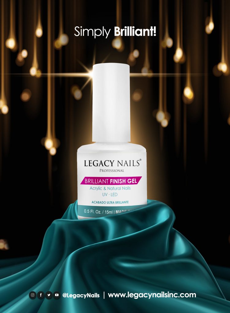 Innovación y Desarrollo de Productos por LEGACY NAILS 14 Brilliant FInish1w