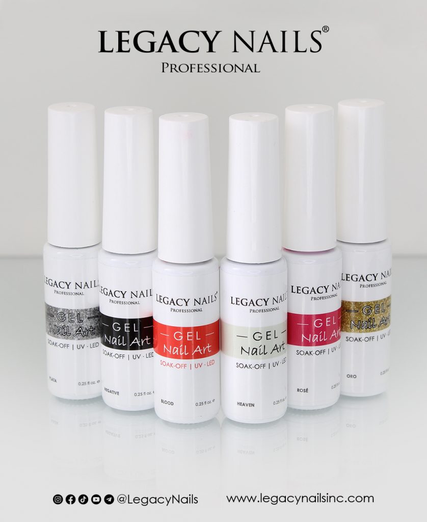 Innovación y Desarrollo de Productos por LEGACY NAILS 9 GEL NAIL ART31w