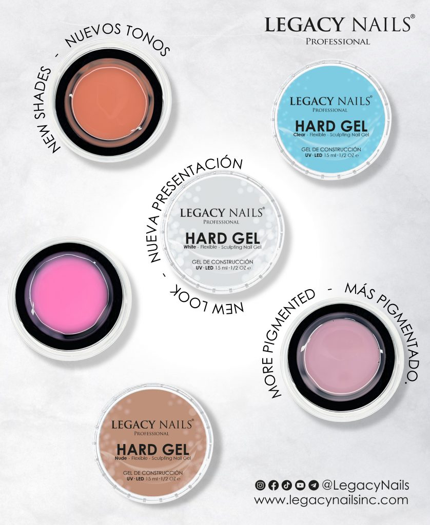 Descubre la Magia del HARD GEL de LEGACY NAILS: Tu Solución Versátil para Uñas Artificiales y Restauración 3 NUEVA PRESENTACION HARD GEL 4 1