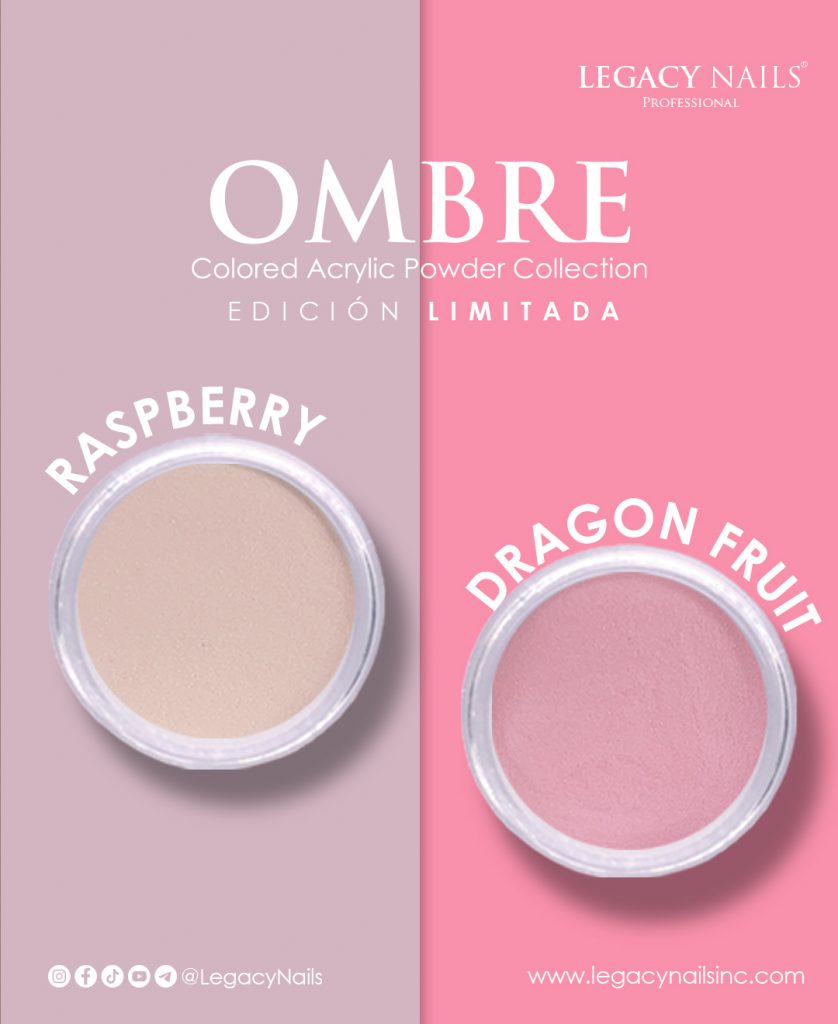 Welcome to the World of Elegance with LEGACY! Discover the Ombre Collection of Acrylic Nail Powders 5 Ombre 05 02 1