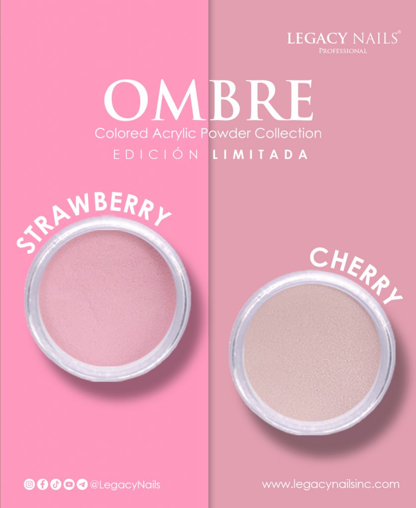 Welcome to the World of Elegance with LEGACY! Discover the Ombre Collection of Acrylic Nail Powders 4 Ombre 05 03 1