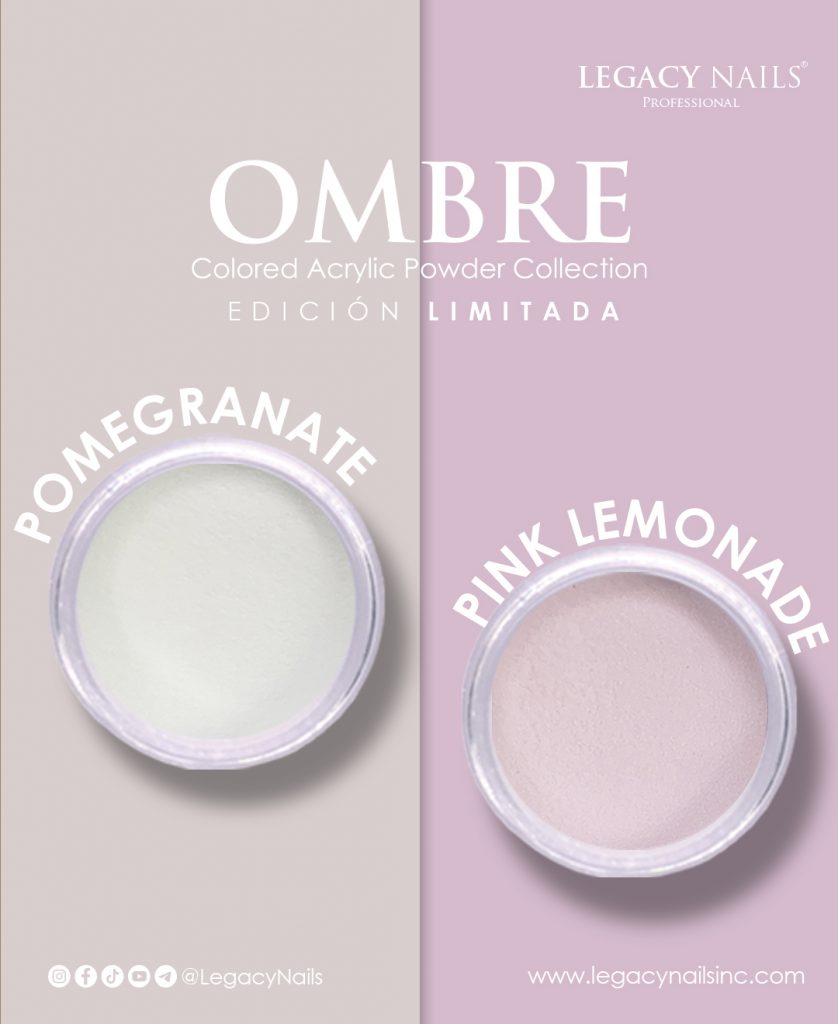 ¡Bienvenidos al Mundo de la Elegancia con LEGACY! Descubre la Colección Ombre de Polvos Acrílicos para Uñas 3 Ombre 05
