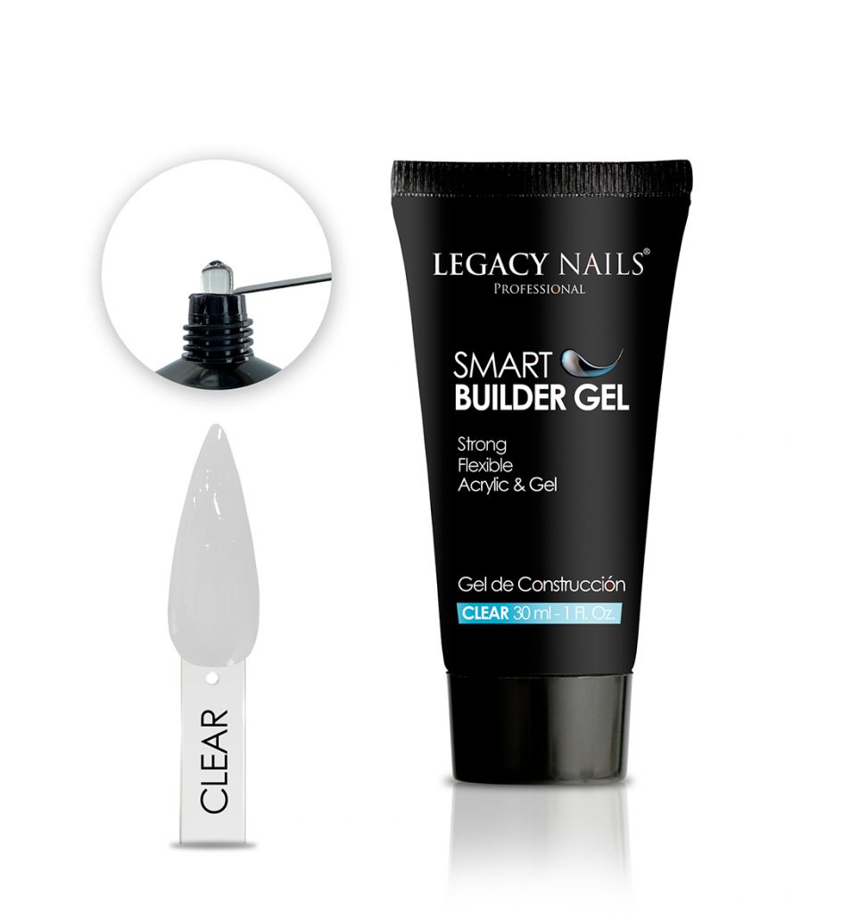 Immerse Yourself in Nail Glamour: Create the Perfect Encapsulation with LEGACY and Our Smart Builder Gel Clear 7 Web Format Smart bulder Gel Clear 1