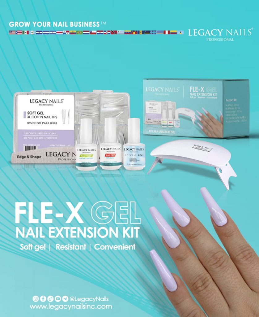 Discover the Magic of Perfect Nails at Home: Fle-X Gel - Soft Gel Nail Kit 4 FLE X GEL 06