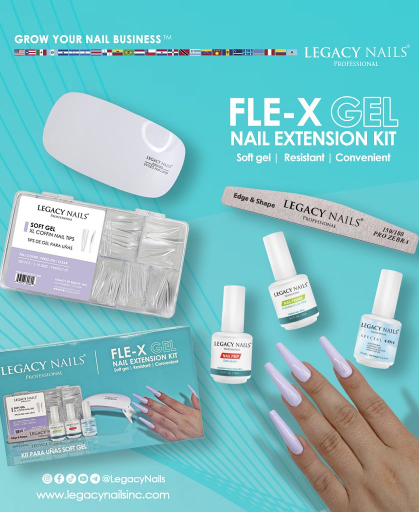 Descubre la Magia de las Uñas Perfectas en Casa: Fle-X Gel - Kit de Uñas Soft Gel 3 FLE X GEL 07 1