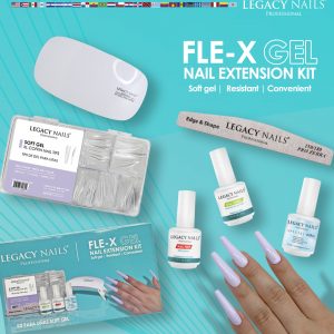 FLE-X GEL–SOFT GEL NAIL EXTENSION KIT