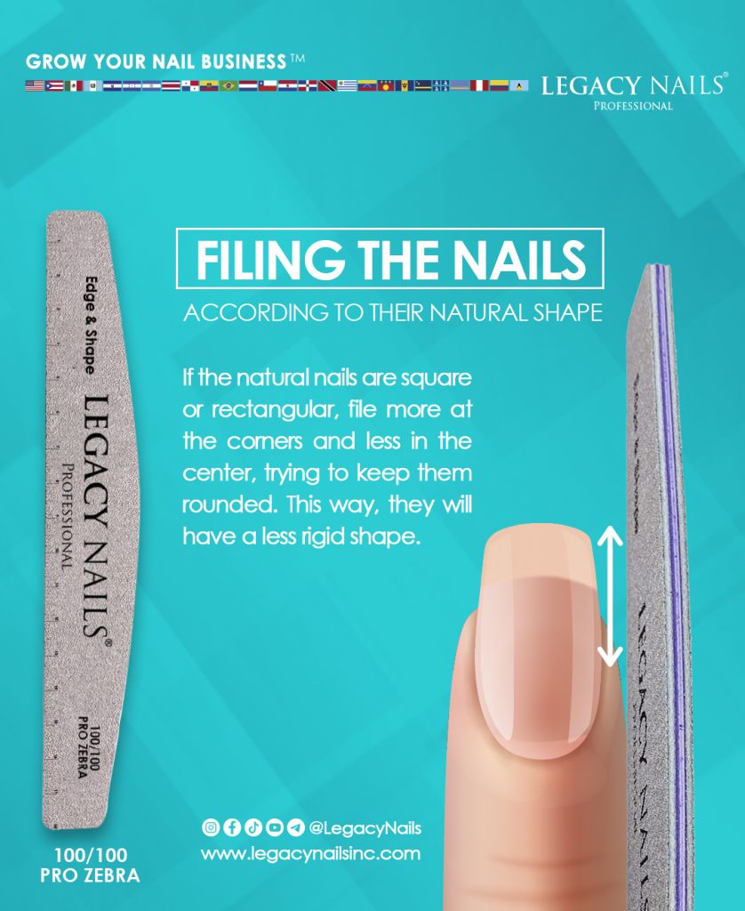 Discover the Perfect Nail Filing Technique with Legacy Nails Files 4 Limar unas 02 Ing