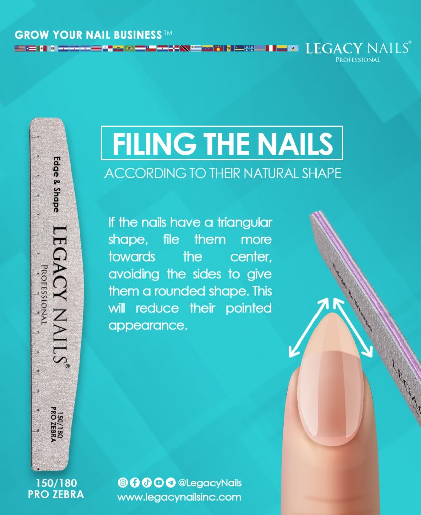 Discover the Perfect Nail Filing Technique with Legacy Nails Files 5 Limar unas 03 Ing