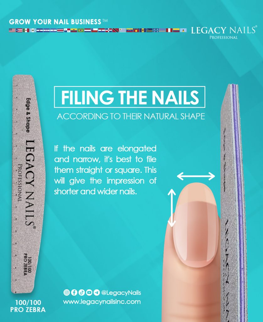 Discover the Perfect Nail Filing Technique with Legacy Nails Files 7 Limar unas 04 Ing