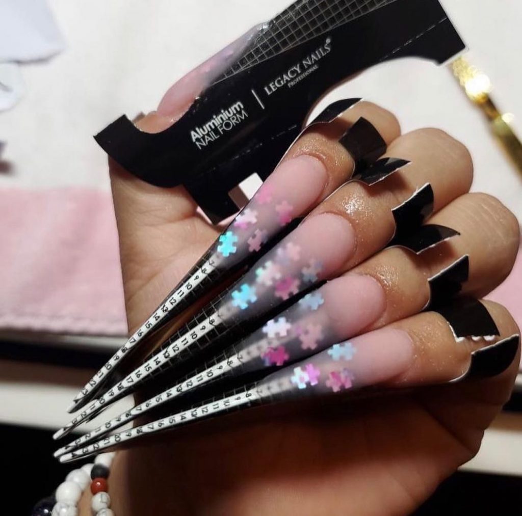 The Right Way to Apply Nail Forms 6 Nail forms