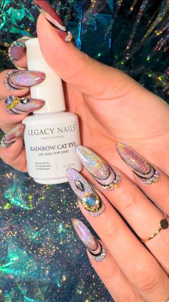 Unleash the Magic on Your Nails: "Rainbow Cat Eye" Tutorial 5 IMG 1965