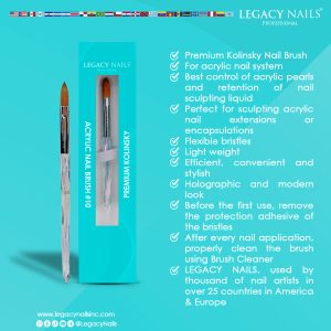 PREMIUM KOLINSKY NAIL BRUSH