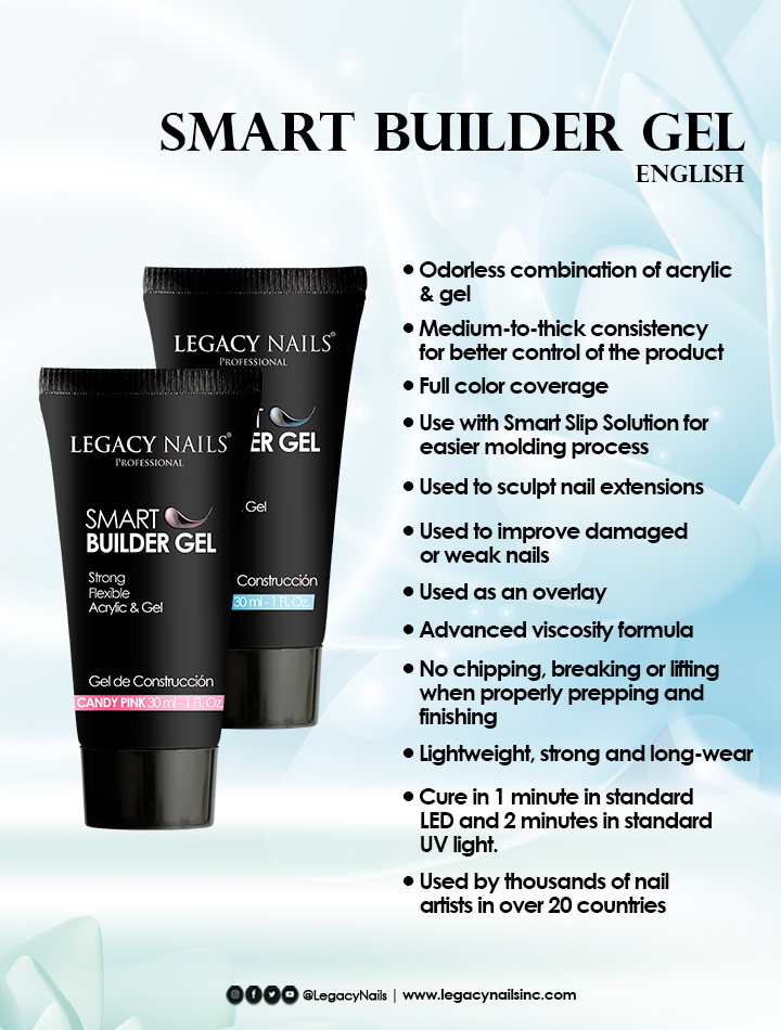 Impressive nails with Smart Builder Gel 3 smart builder gel ingles 1